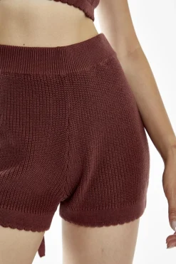 Glamorous Knitted Shorts|Cinnamon Knit Shorts -