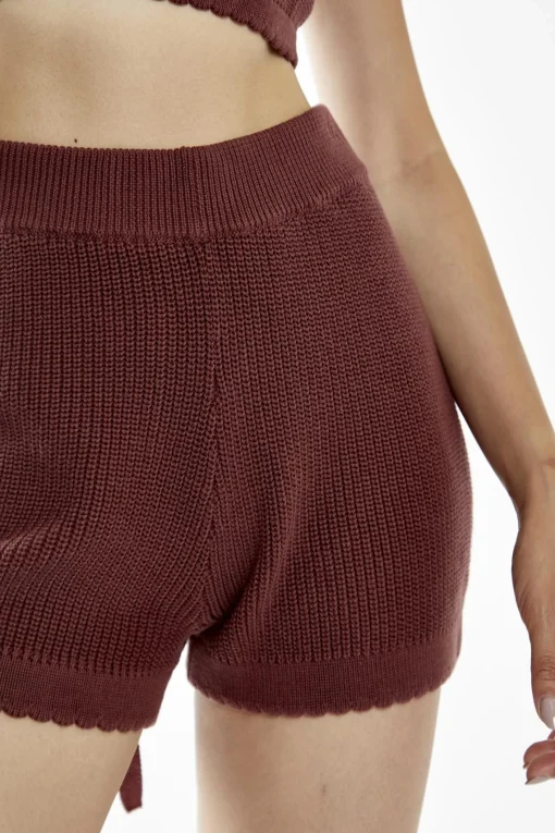 Glamorous Knitted Shorts|Cinnamon Knit Shorts -