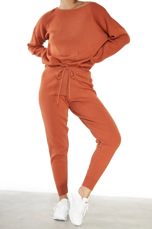 Glamorous Loungewear|Cinnamon Tie Waist Joggers -