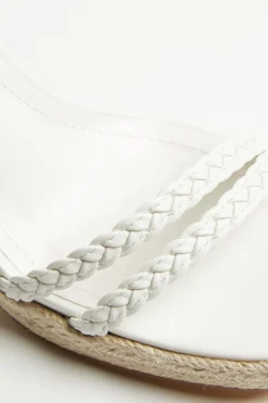 Glamorous Best Dressed Guest|Chic Escapes|Cream Braided Espadrille-Heels -