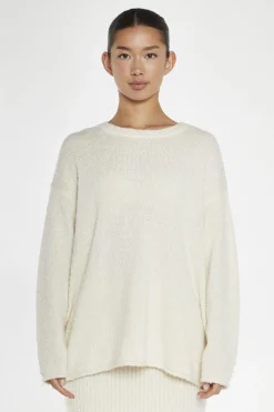 Glamorous Knitted Co-ords|Jumpers|Cream Oversized-Jumper -