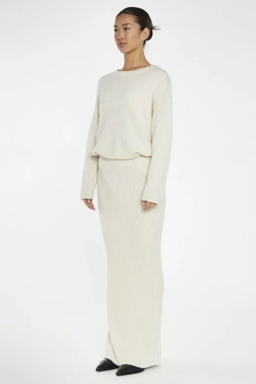 Glamorous Knitted Co-ords|Jumpers|Cream Oversized-Jumper -