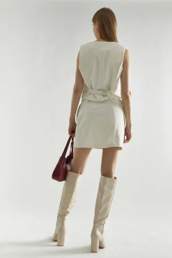 Glamorous Co-ords|Coats|Cream-Corduroy Classic-Waistcoat -
