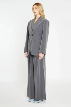 Glamorous Workwear|Co-ords|Dark-Grey Tailored Blazer -