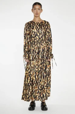 Glamorous Day Dresses|Maxi Dresses|Digital Tie-Dye Oversized Tie-Front Maxi-Dress -