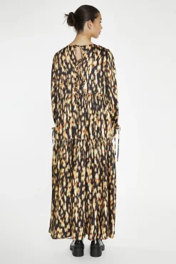 Glamorous Day Dresses|Maxi Dresses|Digital Tie-Dye Oversized Tie-Front Maxi-Dress -