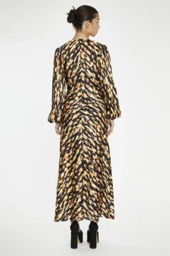 Glamorous Day Dresses|Midi & Midaxi Dresses|Digital Tie-Dye V-Neck Midi-Dress -