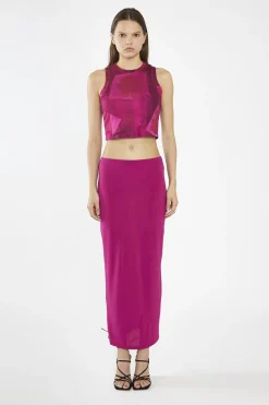 Glamorous Going Out Skirts|Maxi Skirts|Fuchsia Maxi-Skirt -