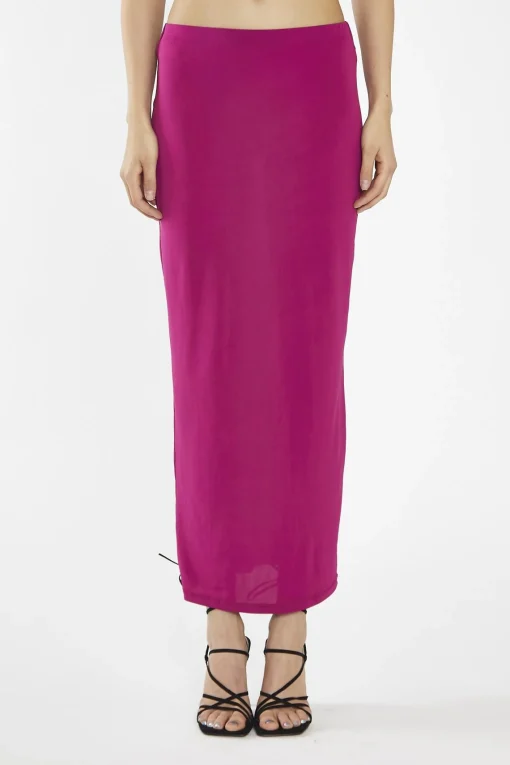 Glamorous Going Out Skirts|Maxi Skirts|Fuchsia Maxi-Skirt -