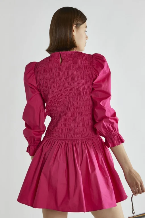 Glamorous Day Dresses|Mini Dresses|Fuchsia Skater Mini-Dress -