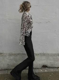 Glamorous Go To Partywear|Black Flared Disco Pants -