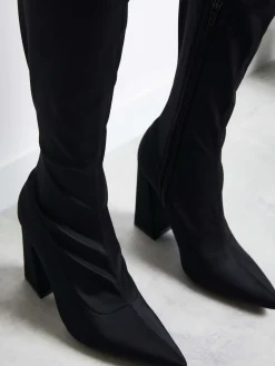Glamorous Go To Partywear|Boots|Black Knee High Boots -