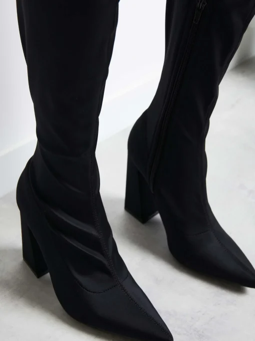 Glamorous Go To Partywear|Boots|Black Knee High Boots -
