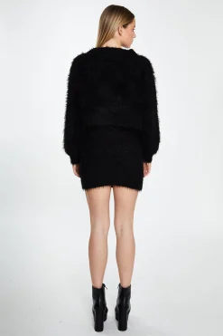 Glamorous Workwear|Co-ords|Black Knit Long Sleeve Jumper -