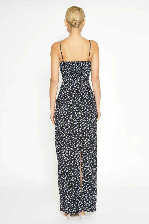 Glamorous Best Dressed Guest|Day Dresses|Black Rose Straight-Fit Midaxi Dress -