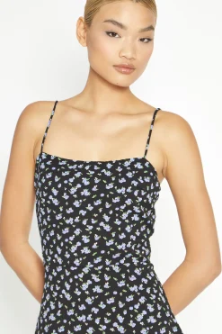 Glamorous Best Dressed Guest|Day Dresses|Black Rose Straight-Fit Midaxi Dress -