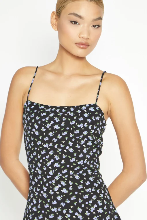 Glamorous Best Dressed Guest|Day Dresses|Black Rose Straight-Fit Midaxi Dress -
