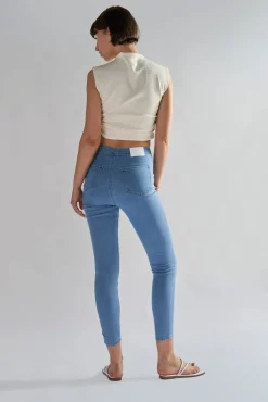 Glamorous Skinny Jeans|Bleach Stonewash Skinny Jeans -