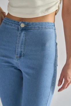 Glamorous Skinny Jeans|Bleach Stonewash Skinny Jeans -