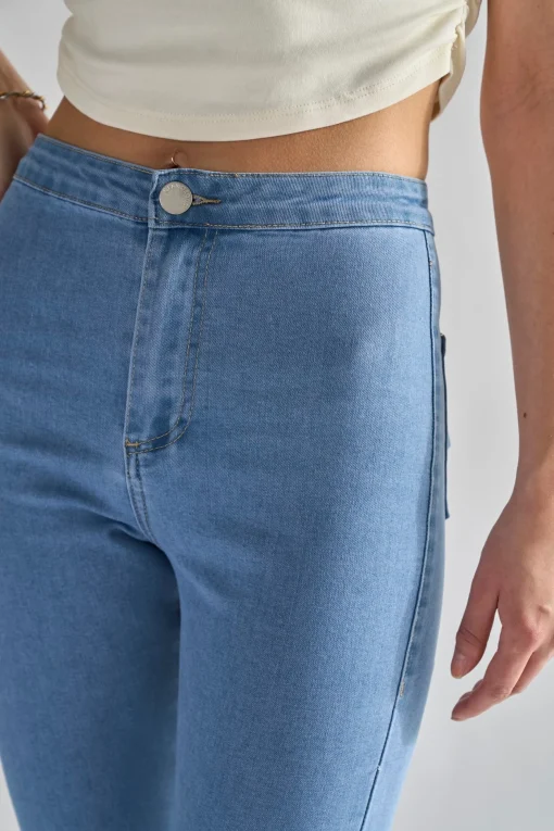 Glamorous Skinny Jeans|Bleach Stonewash Skinny Jeans -