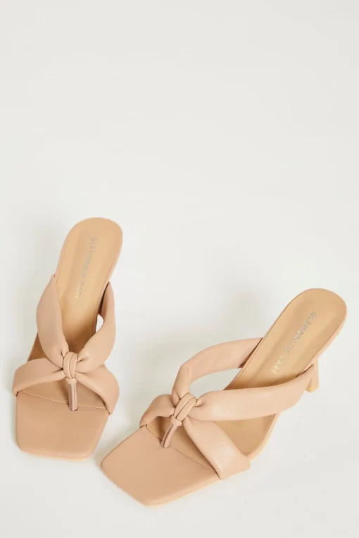 Glamorous Best Dressed Guest|Go To Partywear|Camel Toe Pole Mules -