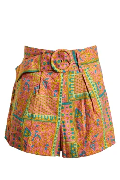 Glamorous Woven Shorts|Care Belted Shorts -
