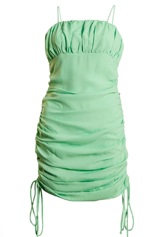 Glamorous Best Dressed Guest|Day Dresses|Care Gathered Strappy Mini Dress -