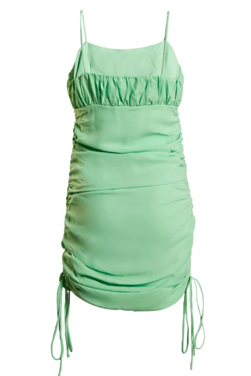 Glamorous Best Dressed Guest|Day Dresses|Care Gathered Strappy Mini Dress -