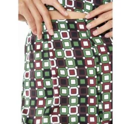 Glamorous Flares|Care Geometric Print Flared Trousers -