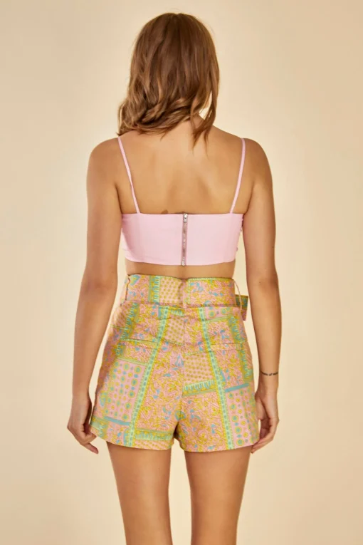 Glamorous Glamorous Care: Our Sustainable Collection|Care Ruched Strappy Crop Top -