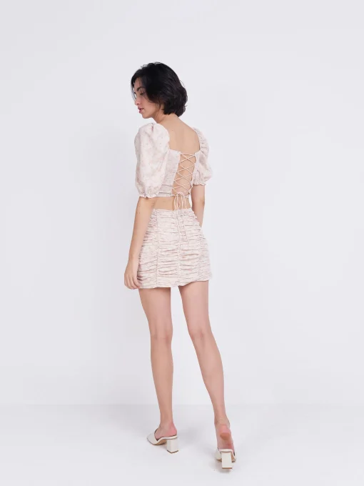 Glamorous Glamorous Care: Our Sustainable Collection|Care Stone Ditsy Floral Top -