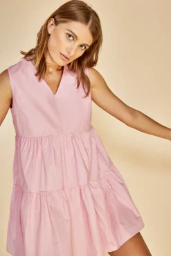 Glamorous Mini Dresses|Mini Dresses|Care V-Neck Smock Mini Dress -