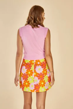 Glamorous Glamorous Care: Our Sustainable Collection|Mini Skirts|Carer Bias Cut Mini Skirt with Front Side Split -