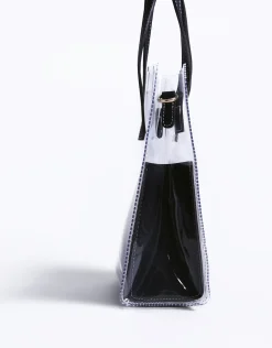 Glamorous Cross-body Bags|Shoulder Bags|Clear Black Shoulder Crossbody Bag -