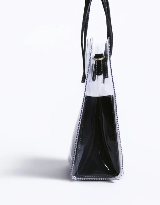 Glamorous Cross-body Bags|Shoulder Bags|Clear Black Shoulder Crossbody Bag -