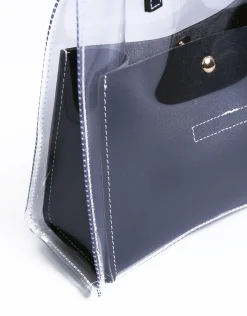 Glamorous Cross-body Bags|Shoulder Bags|Clear Black Shoulder Crossbody Bag -