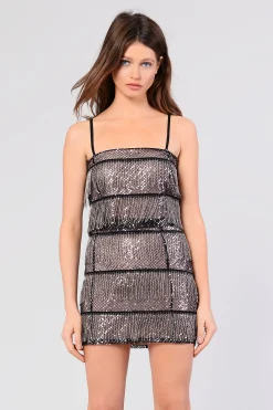 Glamorous Going Out Skirts|Mini Skirts|Collection Black Silver Embellished Mini Skirt -