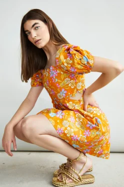 Glamorous Day Dresses|Collection Empire Line Cut out Dress -
