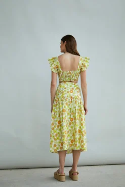 Glamorous Co-ords|Midi & Midaxi Skirts|Collection Gathered Midi Skirt -
