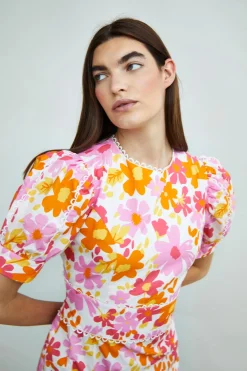 Glamorous Best Dressed Guest|Day Dresses|Collection Puff Sleeve Peplum Mini Dress -