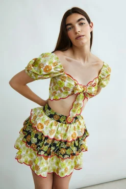 Glamorous Co-ords|Mini Skirts|Collection Tiered Ruffle Mini Skirt -