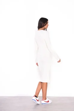 Glamorous Midi & Midaxi Dresses|Midi & Midaxi Dresses|Cream Button Front Midi Dress -