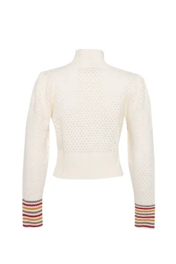 Glamorous Jumpers|Cream Multi Knit Long Sleeve Jumper -