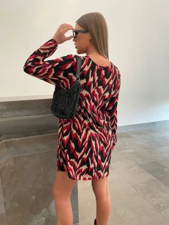 Glamorous Glamorous Curve|Mini Dresses|Curve Black Animal Print Mini Dress -