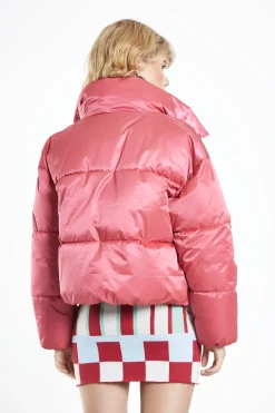 Glamorous Puffer Jackets|Coats|Garnet Rose Oversized Puffer Coat -