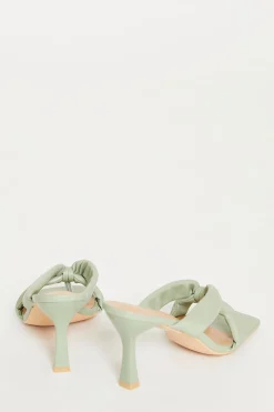 Glamorous Best Dressed Guest|Heels|Green Toe Pole Heels -