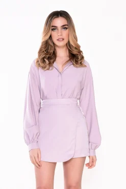Glamorous Go To Partywear|Blouses & Shirts|Heather Button Front Shirt -