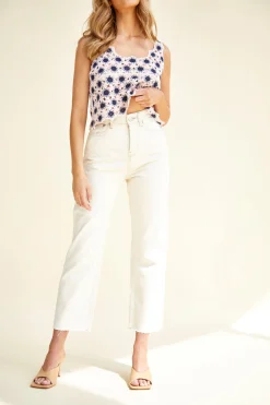 Glamorous High Waisted Jeans|Straight Leg Jeans|High Waisted Straight Leg Jeans -