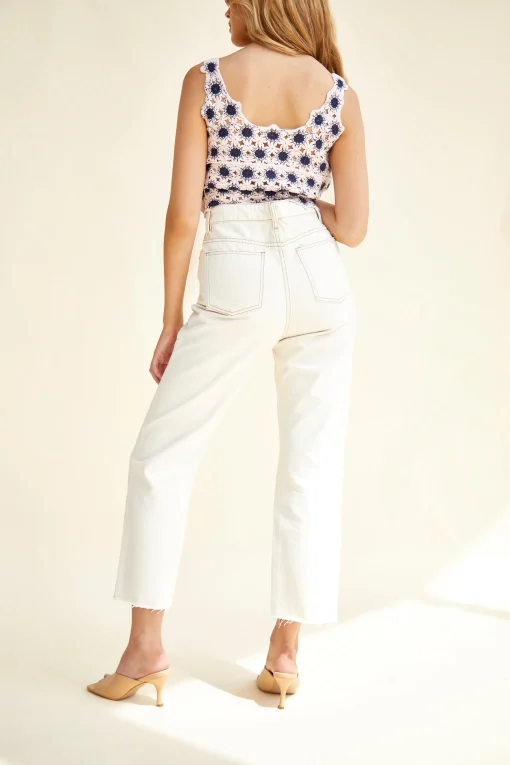 Glamorous High Waisted Jeans|Straight Leg Jeans|High Waisted Straight Leg Jeans -