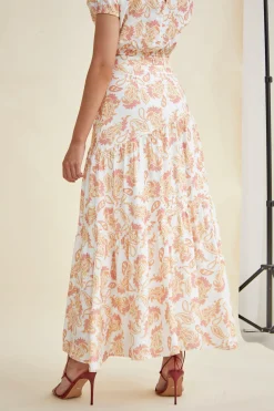 Glamorous Chic Escapes|Maxi Skirts|High-Waisted Maxi Skirt -